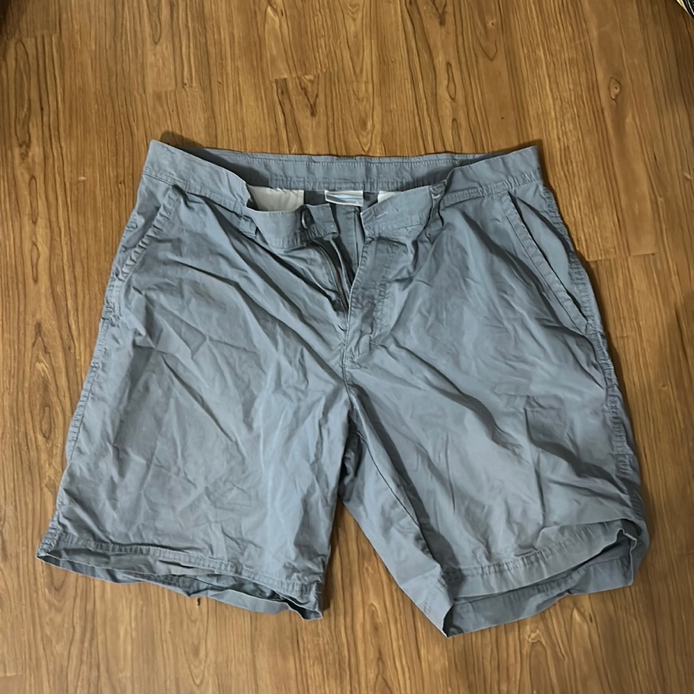 Columbia Slate Blue Cotton Utility Shorts
